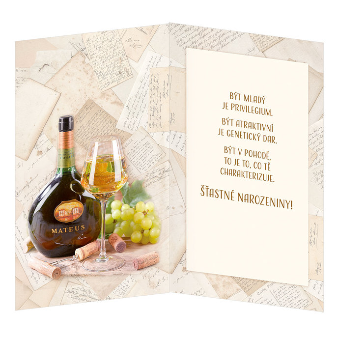 15-6567 Blahopřání gratulační otočník CZ