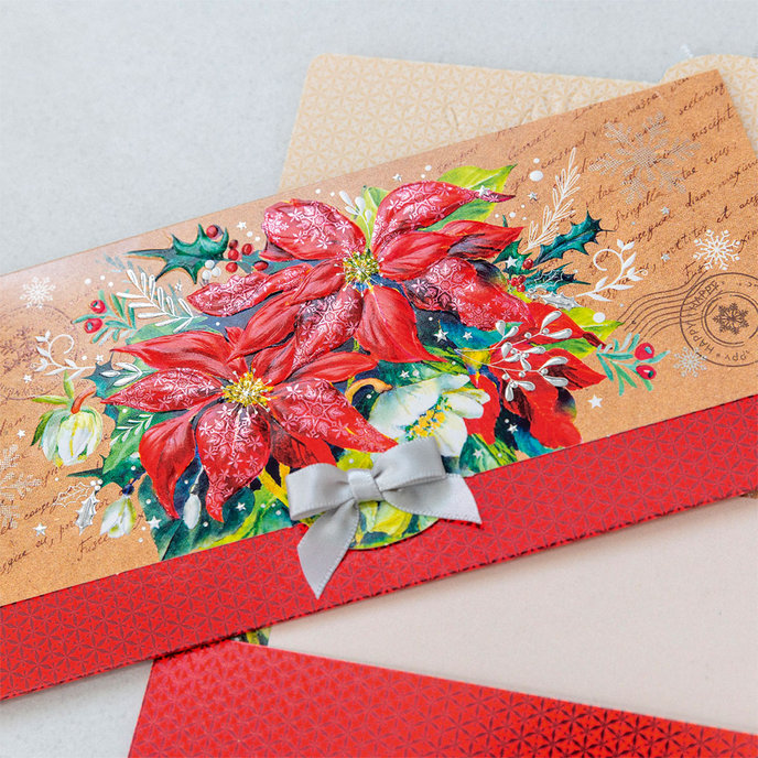 81-6035 Obálka s kartičkou, vánoční