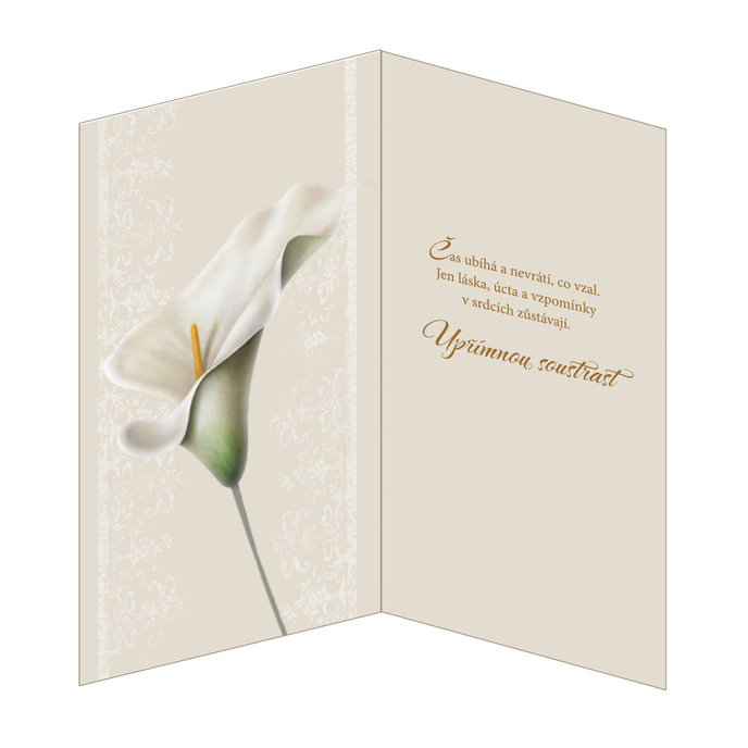 14-609 Condolences card CZ