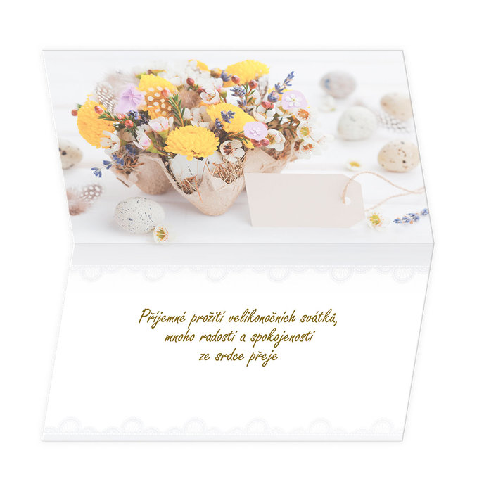12-697 Velikonoční přání CZ