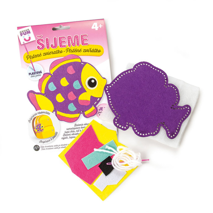 1911-0019 Kreativní sada - šijeme plstěné zvířátko