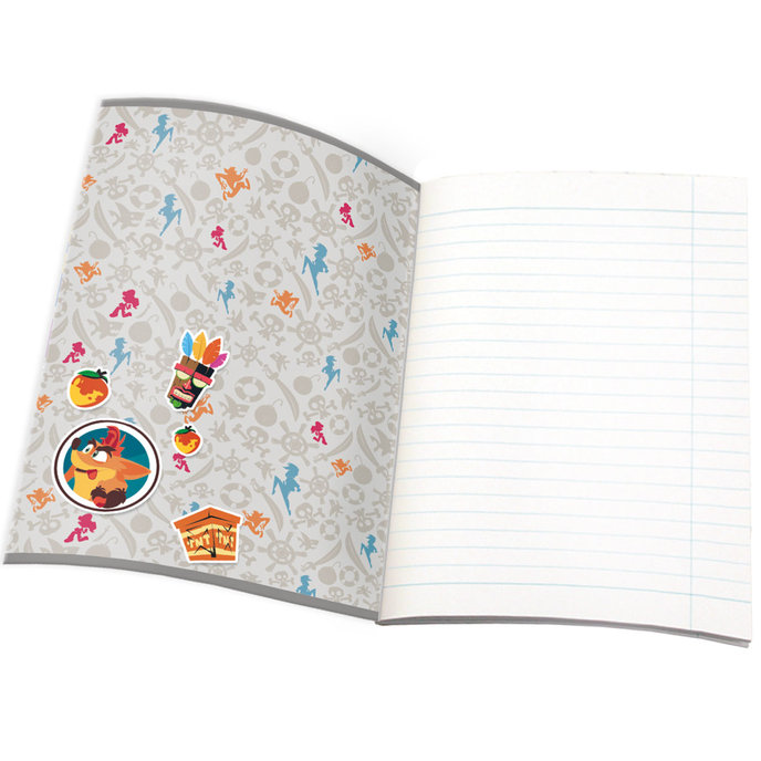 1595-0325 Sešit A5, 40 listů, TYP 544 lic. Crash Bandicoot