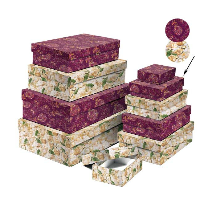 2533-1174 Dárková krabice 12,6x8,6x3,6cm /2500-1174/