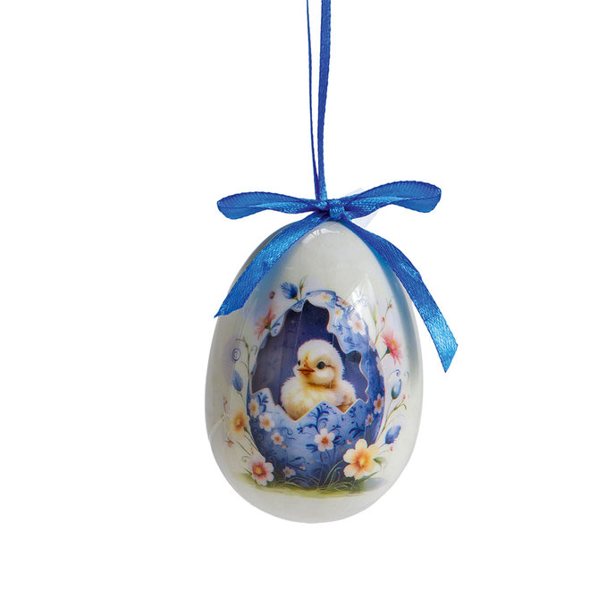 2346-0009 Velikonoční dekorace - kraslice, v. 75 mm, bal. 4 ks