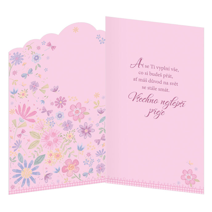 15-6503 Blahoprajná karta gratulační CZ/30