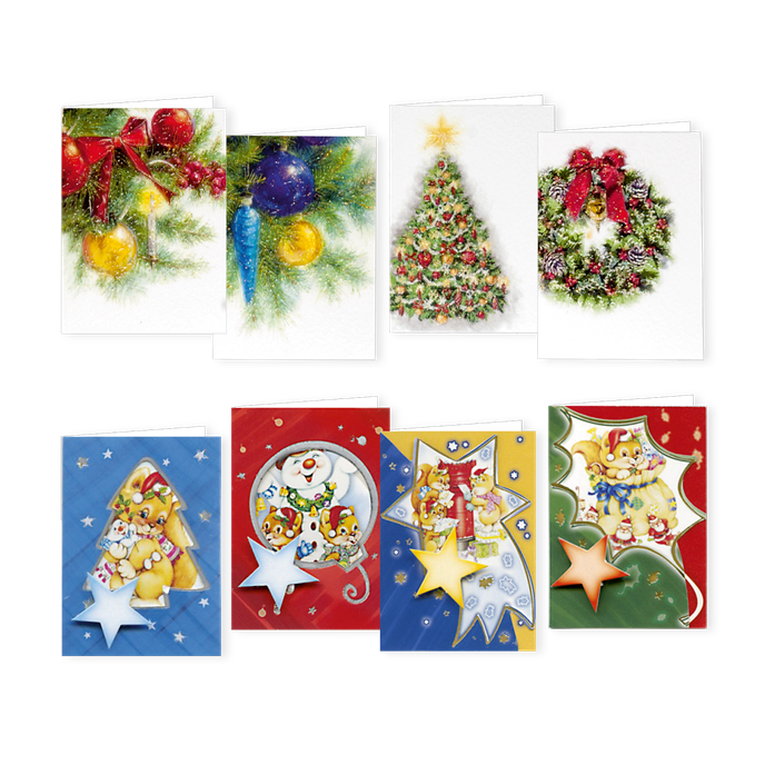 1361-8801 mix - přívěsky vánoční