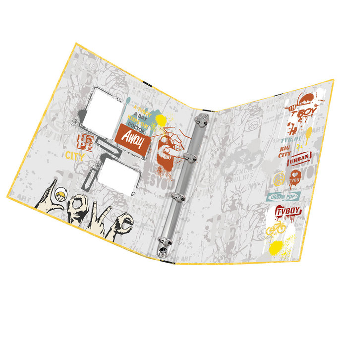 1610-0289 Pořadač 4-kroužkový A4