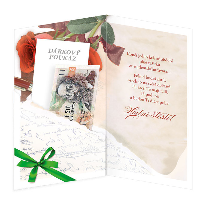 18-6001 Blahopřání k ukončení studia CZ