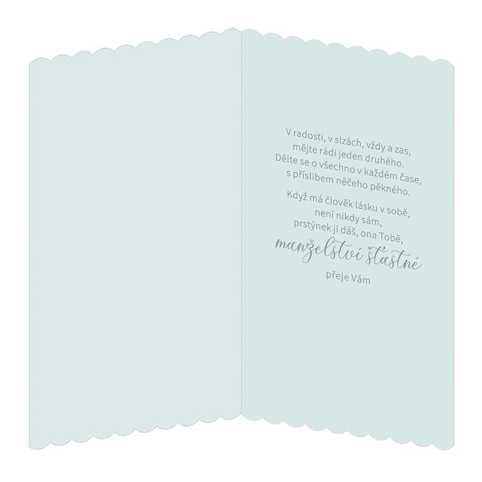 13-434B Blahopřání svatební CZ
