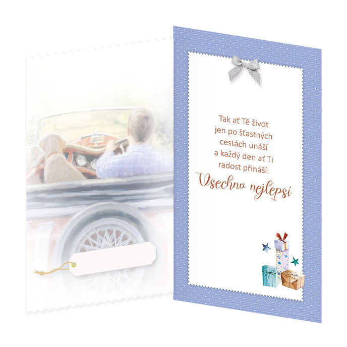 15-6440 Blahopřání gratulační otočník CZ