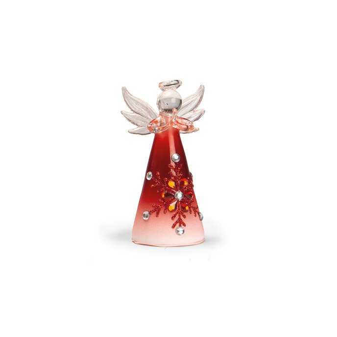 2359-0001 Vánoční dekorace - skleněný anděl