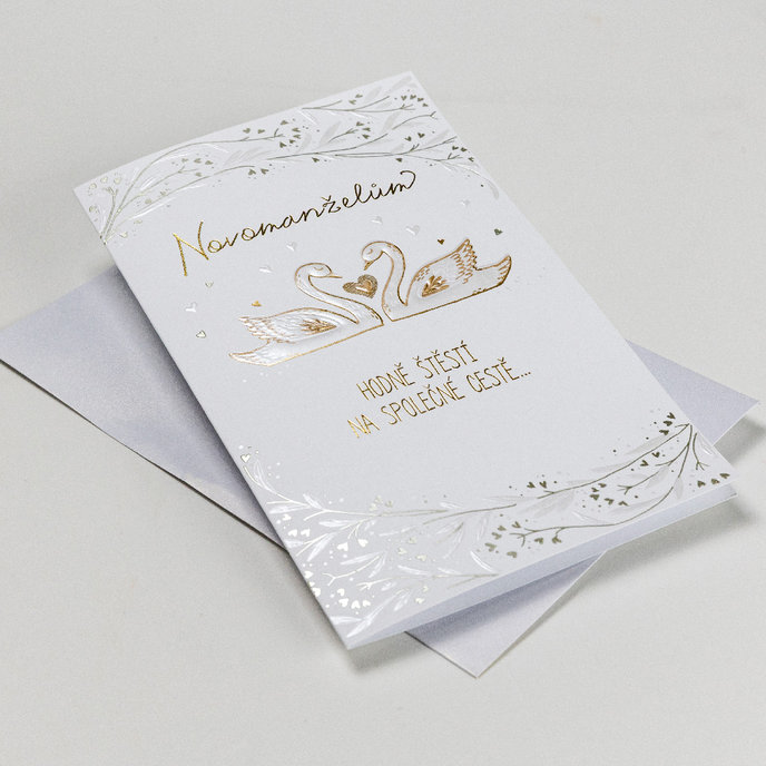 13-435A  Wedding greeting card CZ