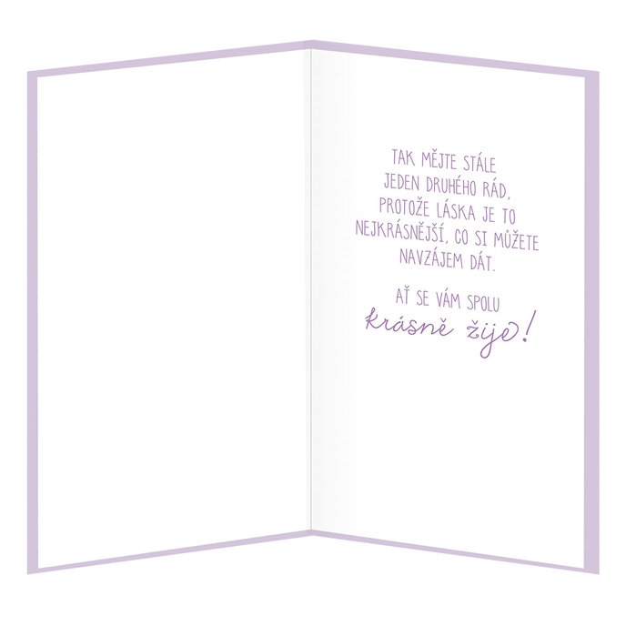 13-435B Blahopřání svatební CZ