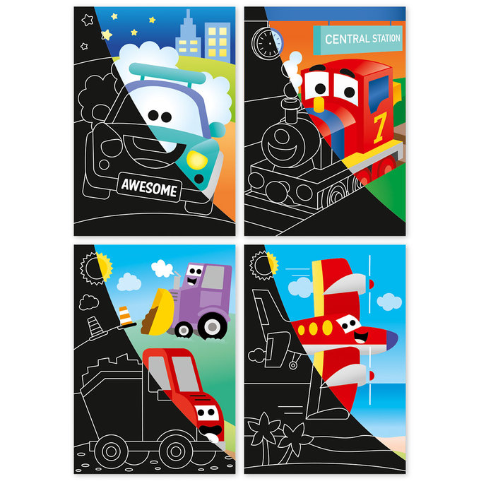 1936-0001 Kreativní sada - Škrabací obrázky