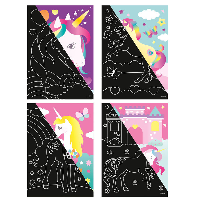 1936-0002 Kreativní sada - Škabací obrázky