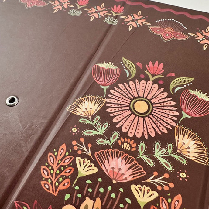 1671-0389  Ring binder A4 Floral scape