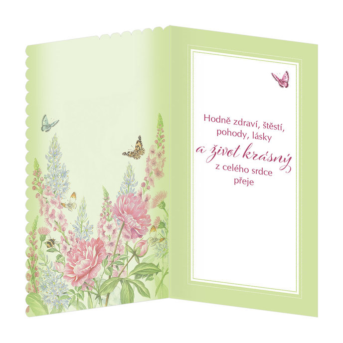 15-6481 Blahopřání gratulační  CZ