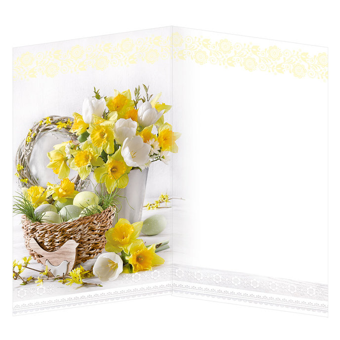 12-6023 Easter greeting card CZ
