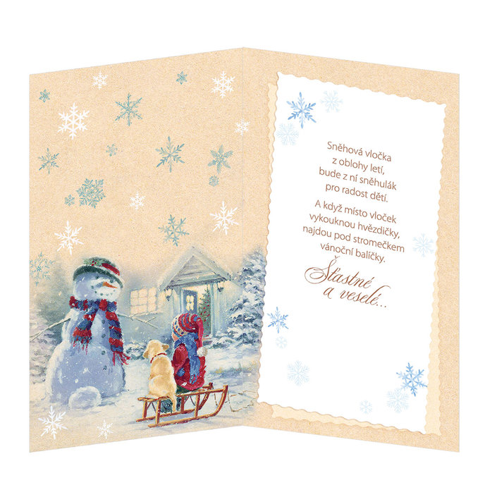 11-6416 Vánoční přání CZ