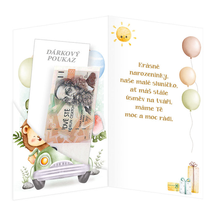 17-6044 Blahopřání dětské klopa CZ/2