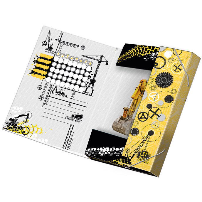 1231-0390 Box na sešity A4 LET’S BUILD