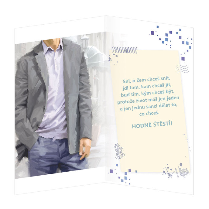 15-6495 Blahopřání gratulační  CZ/30