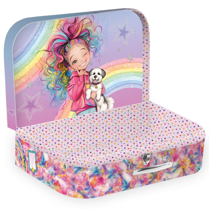 1736-0426 Školní kufřík vel. 35 Rainbow Ella