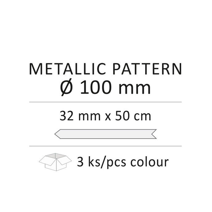 2004-8014-2 Stuha stahovací, 32mmx50cm