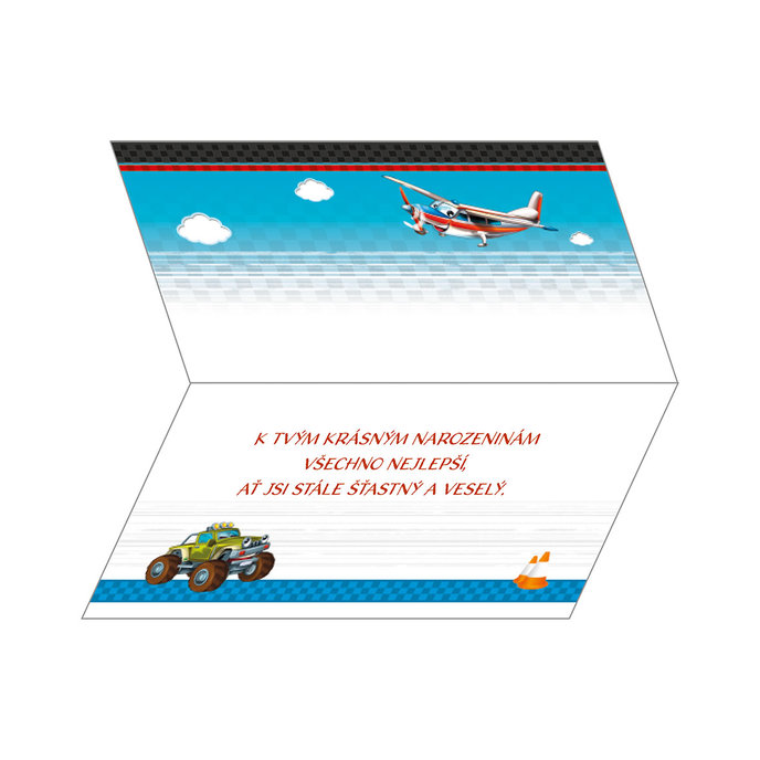 17-685 Blahopřání dětské otočník CZ