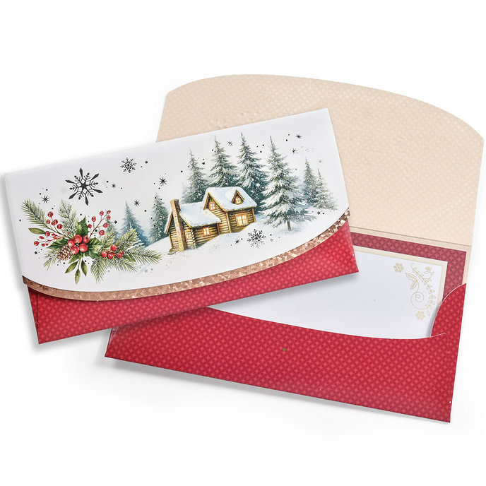 91-6016 Obálka na voucher, vánoční