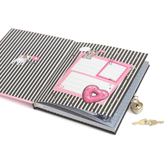 1442-0361 Zápisník se zámkem Puggy