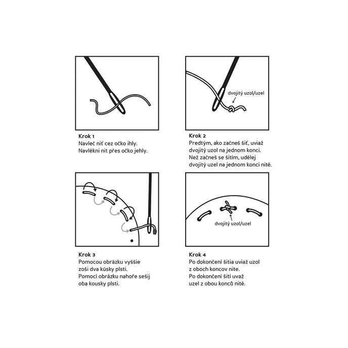 1920-0002 Kreativní sada -  šijeme na Vánoce