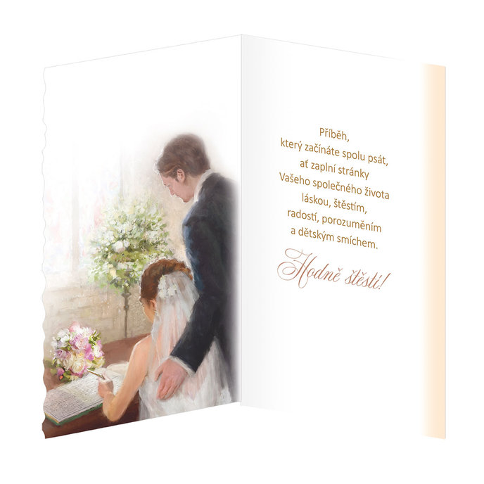13-6136 Blahopřání svatební CZ