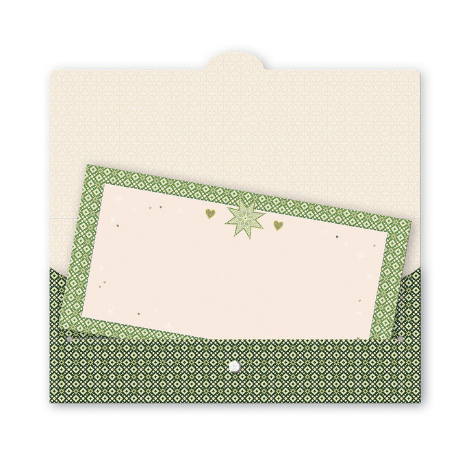 81-6038 Obálka s kartičkou, vánoční