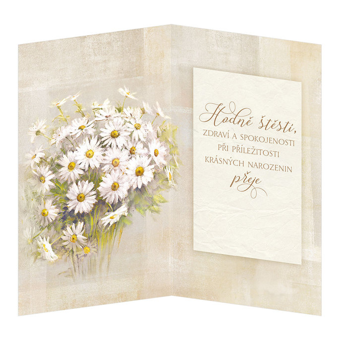 15-6515 Blahopřání gratulační otočník CZ