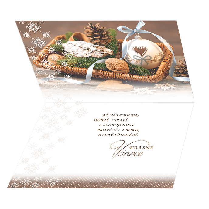 71-9008c Vánoční přání 3D CZ