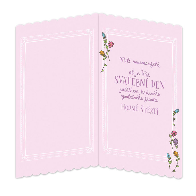 13-6181 Blahopřání svatební CZ