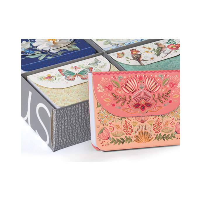 1150-0009 Magnetický zápisník, mix 24 ks