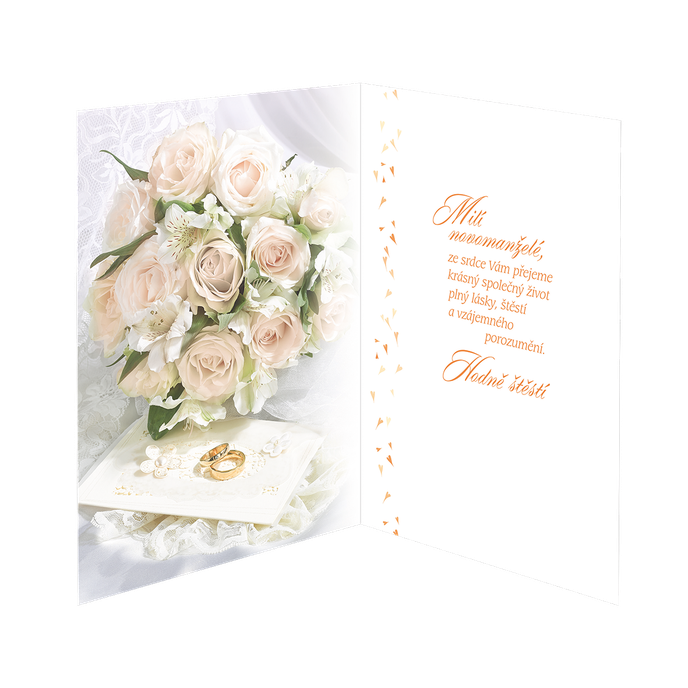 73-9002c Přání svatební 3D CZ