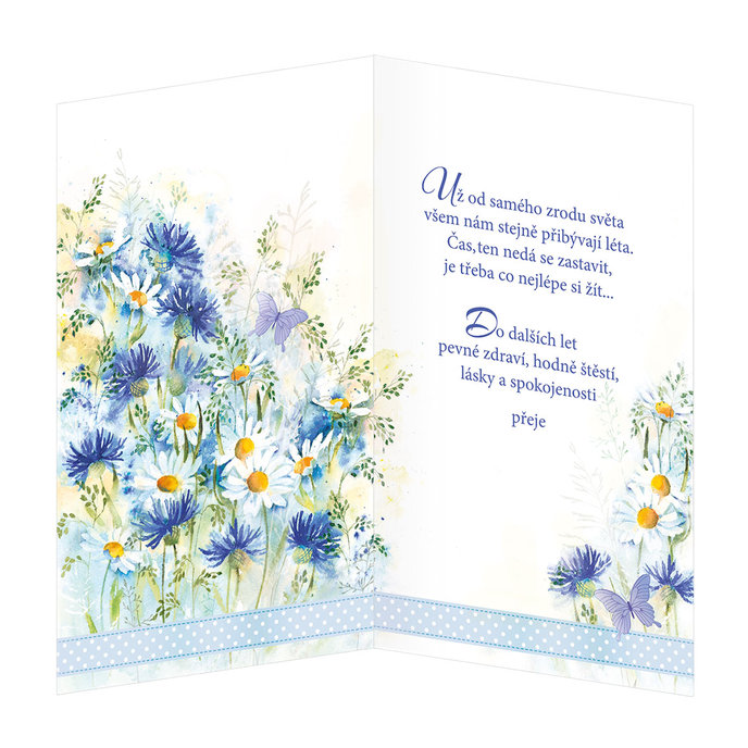 15-6466 Blahopřání gratulační otočník CZ