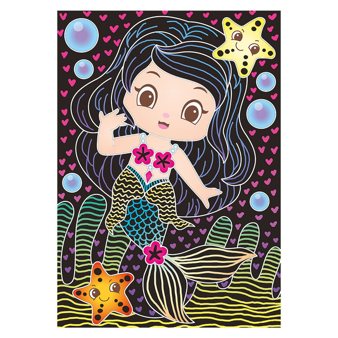 1936-0006 Kreativní sada - Škrabací obrázky