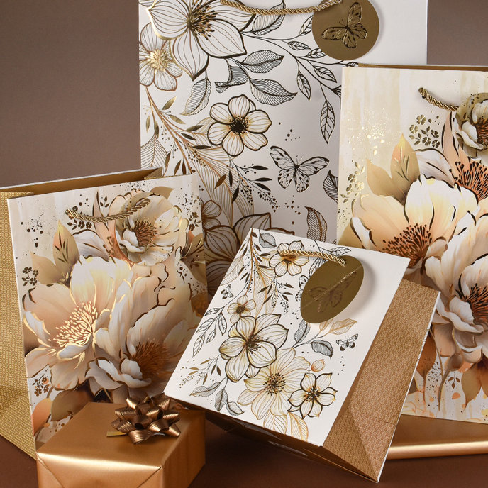 0739-0198 Gift bag for wine LUX