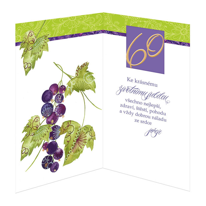 15-6201 Greeting card CZ/60