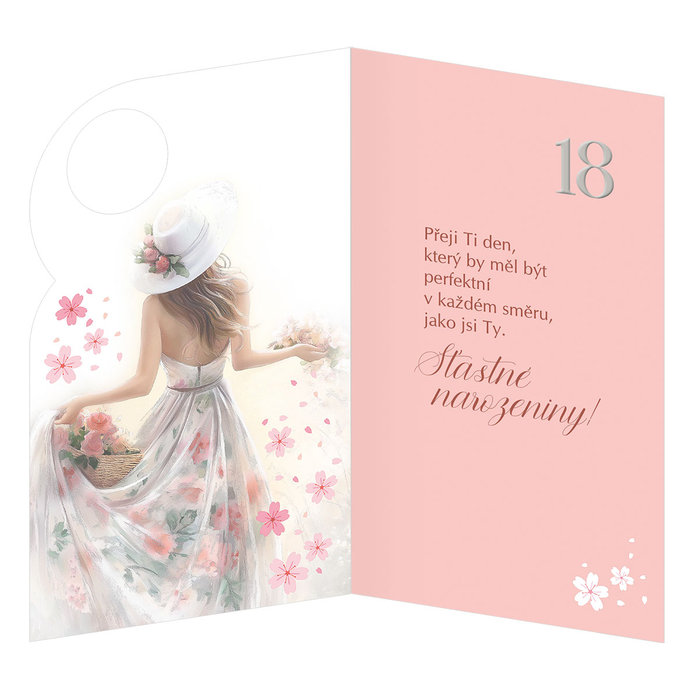 15-6582 Blahopřání gratulační  CZ/18