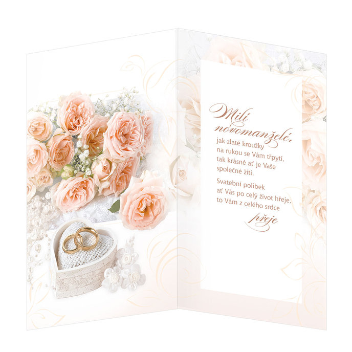13-6143 Wedding greeting card CZ
