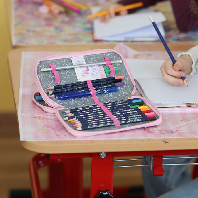 1866-0427 Penál s náplní dvoupatrový Sweet Dreams