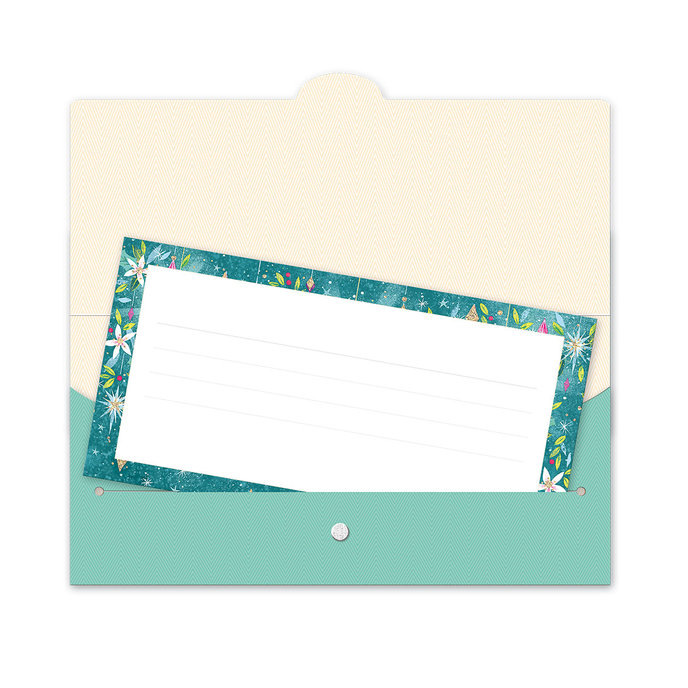 81-6024 Obálka s kartičkou, vánoční