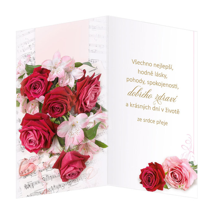 15-6471 Blahopřání gratulační  CZ