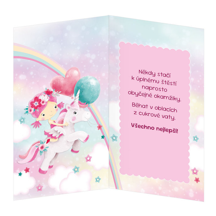17-6064 Greeting card for children CZ