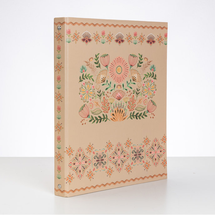 1611-0389 Pořadač 4-kroužkový A4 Floral scape